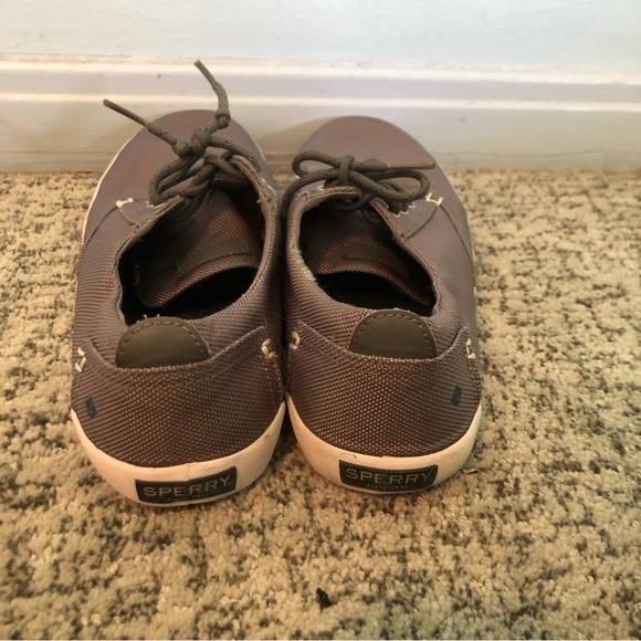 Sperry Bodie Memory Foam Gray Top Siders Size 6.5 - Picture 7 of 11
